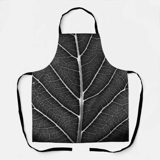 Schwarzweißblatt nah schürze (Vorderseite)