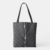 Schwarzweißblatt nah tasche (Rückseite)