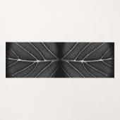 Schwarzweißblatt nah yogamatte (Vorderseite (Horizontal))