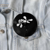 Schwarzweißblumen Button (Beispiel)