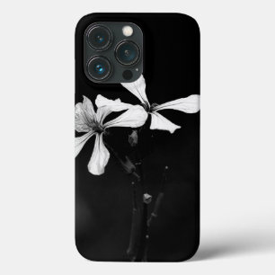 Schwarzweißblumen Case-Mate iPhone Hülle
