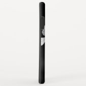 Schwarzweißblumen Case-Mate iPhone Hülle (Hinten/Rechts)