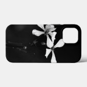 Schwarzweißblumen Case-Mate iPhone Hülle (Rückseite (Horizontal))