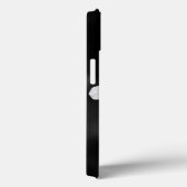 Schwarzweißblumen Case-Mate iPhone Hülle (Rückseite / Rechts)