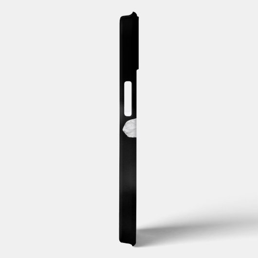 Schwarzweißblumen Case-Mate iPhone Hülle (Rückseite / Rechts)