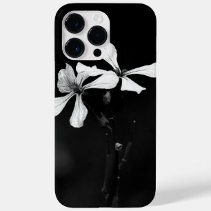 Schwarzweißblumen Case-Mate iPhone 14 Pro Max Hülle
