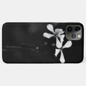 Schwarzweißblumen Case-Mate iPhone Hülle (Rückseite (Horizontal))