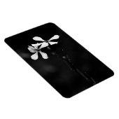 Schwarzweißblumen Magnet (Rechte Seite)
