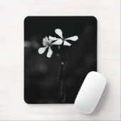 Schwarzweißblumen Mousepad (Mit Mouse)