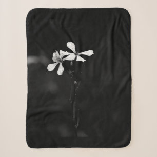 Schwarzweißblumen Sherpadecke