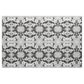 Schwarzweißblüten Stoff (Fat Quarter (45,7 x 55,9 cm))