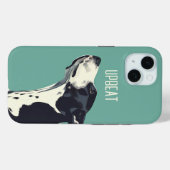 Schwarzweißboxer Case-Mate iPhone Hülle (Rückseite (Horizontal))