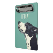 Schwarzweißboxer Mini Klemmbrett (Gewinkelt2)