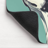 Schwarzweißboxer Mousepad (Ecke)