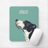 Schwarzweißboxer Mousepad (Mit Mouse)