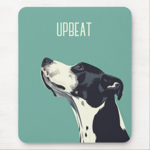Schwarzweißboxer Mousepad