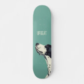 Schwarzweißboxer Skateboard (Vorne)