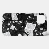 Schwarzweißbücher - Hintergrund Case-Mate iPhone Hülle (Rückseite (Horizontal))