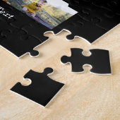 Schwarzweißbuchstaben K FotoCollage Puzzle (Seite)