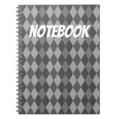 Schwarzweißbus Notizblock (Vorderseite)