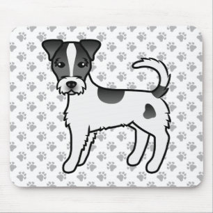 Schwarzweißcoat Parson Russell Terrier Mousepad