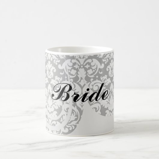Schwarzweißdamtel geblüht kaffeetasse (Mittel)