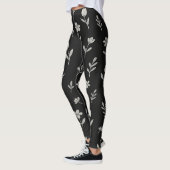 Schwarzweißdesign Leggings (Links)