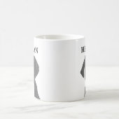 Schwarzweißdeutsch Kurzzeiger Kaffeetasse (Mittel)
