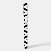 Schwarzweißdiamantmuster Case-Mate iPhone Hülle (Rückseite / Links)