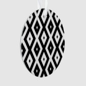Schwarzweißdiamantmuster Ornament (Vorderseite)
