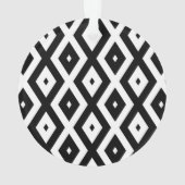 Schwarzweißdiamantmuster Ornament (Rückseite)