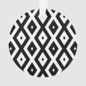 Schwarzweißdiamantmuster Ornament (Vorderseite)