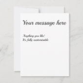 Schwarzweißdiamantmuster RSVP Karte (Rückseite)