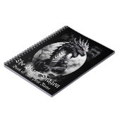 Schwarzweißdrache Notizblock (Linke Seite)