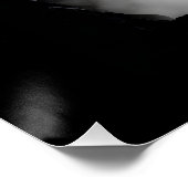 Schwarzweißdrache Poster (Ecke)