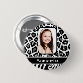 Schwarzweißdruck Button (Vorne & Hinten)