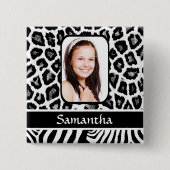 Schwarzweißdruck Button (Vorderseite)