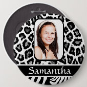 Schwarzweißdruck Button (Vorne & Hinten)