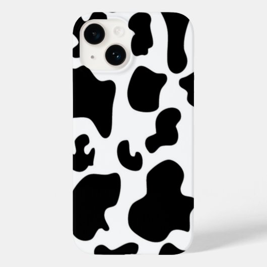 Schwarzweißdruck Case-Mate iPhone Hülle (Rückseite)