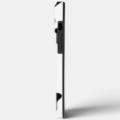 Schwarzweißdruck Case-Mate iPhone Hülle (Rückseite / Links)