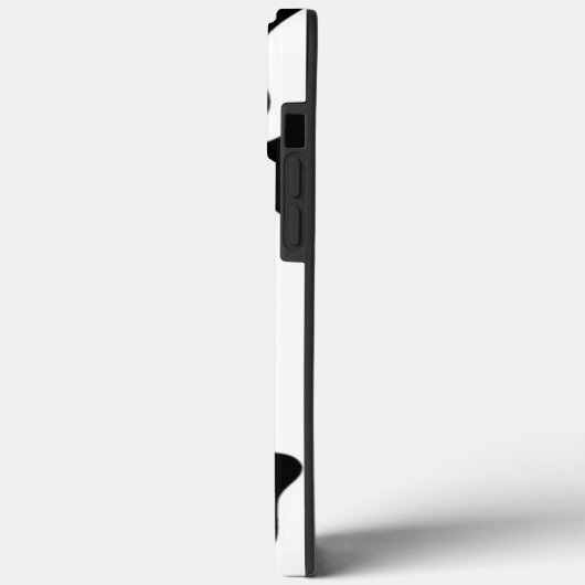 Schwarzweißdruck Case-Mate iPhone Hülle (Rückseite / Links)