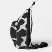 Schwarzweißdruck Crossbody Bag (Rechts)