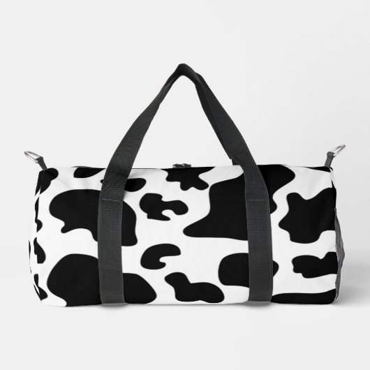 Schwarzweißdruck Duffle Bag (Vorderseite)