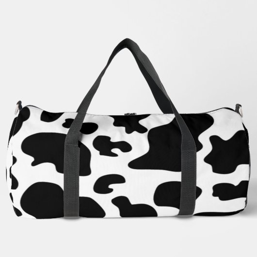 Schwarzweißdruck Duffle Bag (Vorderseite)
