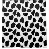 Schwarzweißdruck Duschvorhang (Vorderseite)