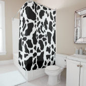 Schwarzweißdruck Duschvorhang (Beispiel)