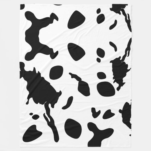 Schwarzweißdruck Fleecedecke (Vorderseite)