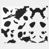 Schwarzweißdruck Fleecedecke (Vorderseite (Horizontal))