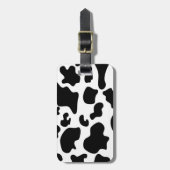 Schwarzweißdruck Gepäckanhänger (Vorderseite vertikal)