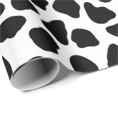 Schwarzweißdruck Geschenkpapier (Rolleneckpunkt)